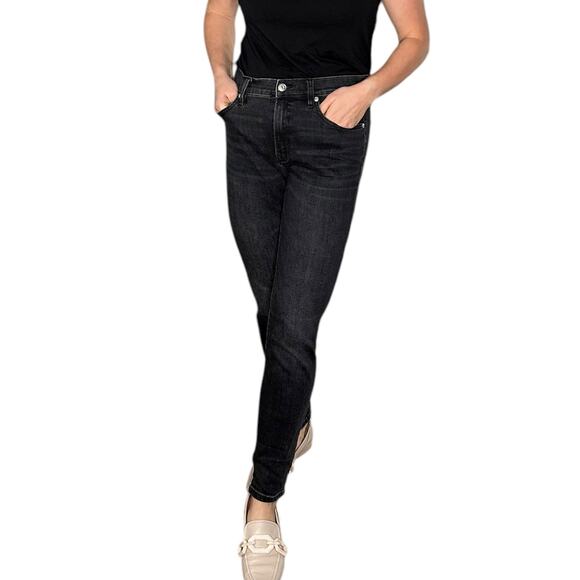 J. CREW Charcoal Gray 9" High Rise Toothpick Skinny Ankle Jeans Women's Size 29 - Picture 1 of 11
